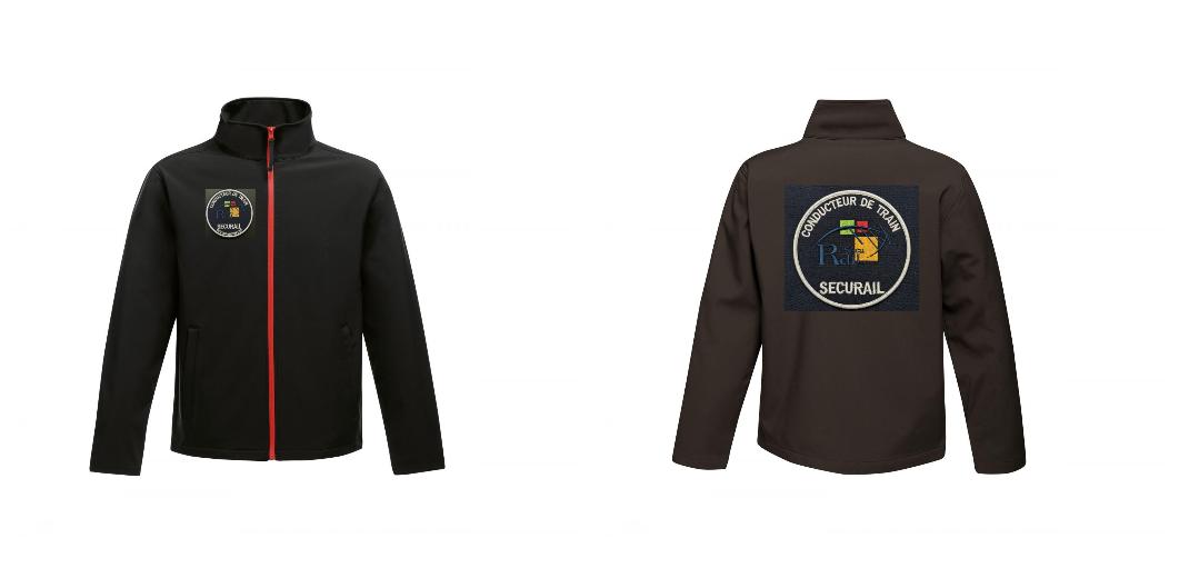 VESTE SOFTSHELL HOMME PERSONNALISABLE REF : RGA628