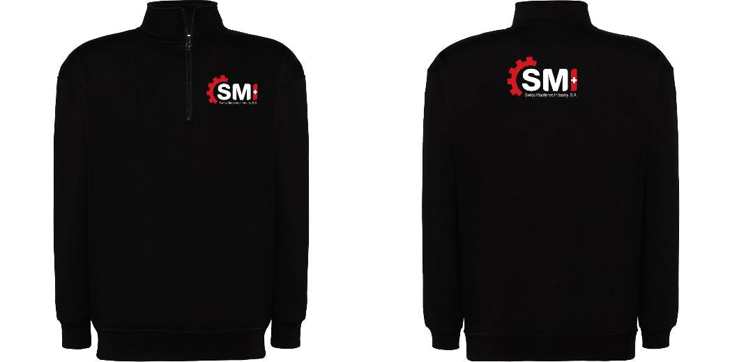 SWEAT COL ZIPPÉ PERSONNALISABLE UNISEXE REF: JK298