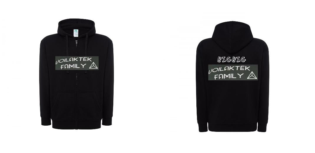 VESTE A CAPUCHE PERSONNALISABLE UNISEX REF: JK297