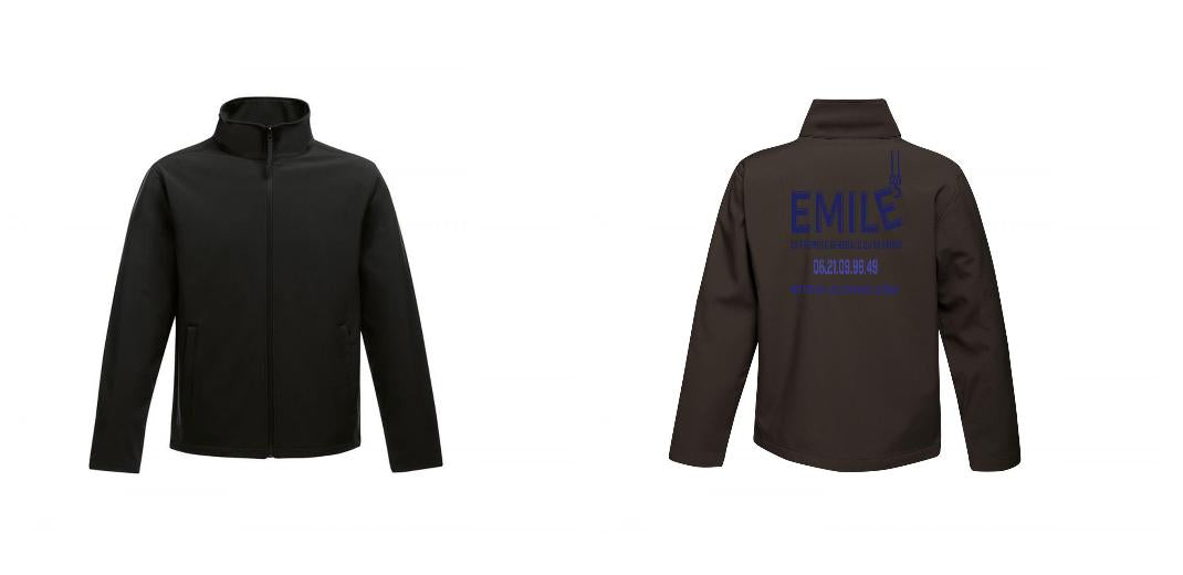 VESTE SOFTSHELL HOMME PERSONNALISABLE REF : RGA628