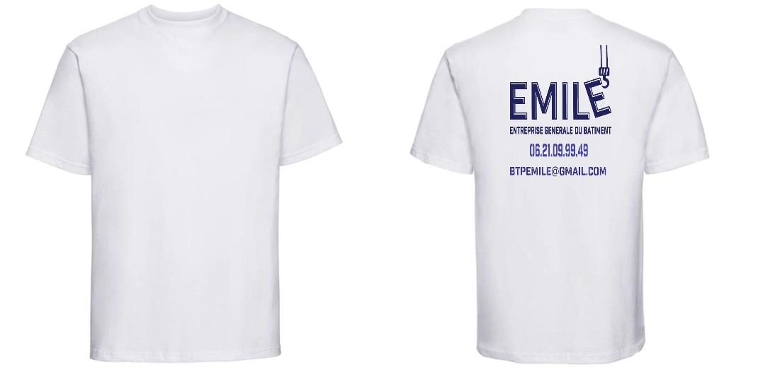 T-SHIRT PRESTIGE EPAIS UNISEXE 100% COTON PERSONNALISABLE REF : RU215
