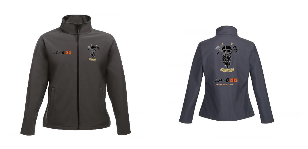 VESTE SOFTSHELL FEMME PERSONNALISABLE REF : RGA629