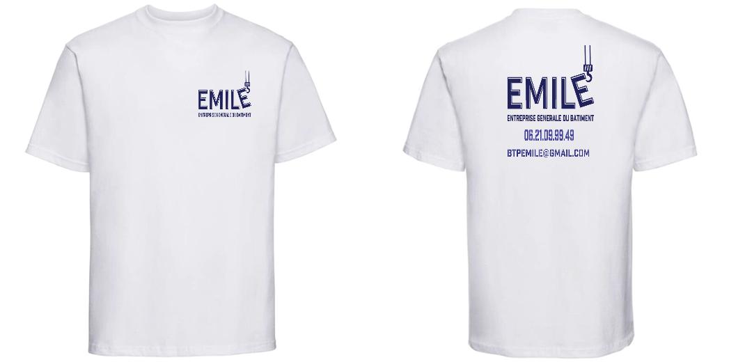 T-SHIRT PRESTIGE EPAIS UNISEXE 100% COTON PERSONNALISABLE REF : RU215