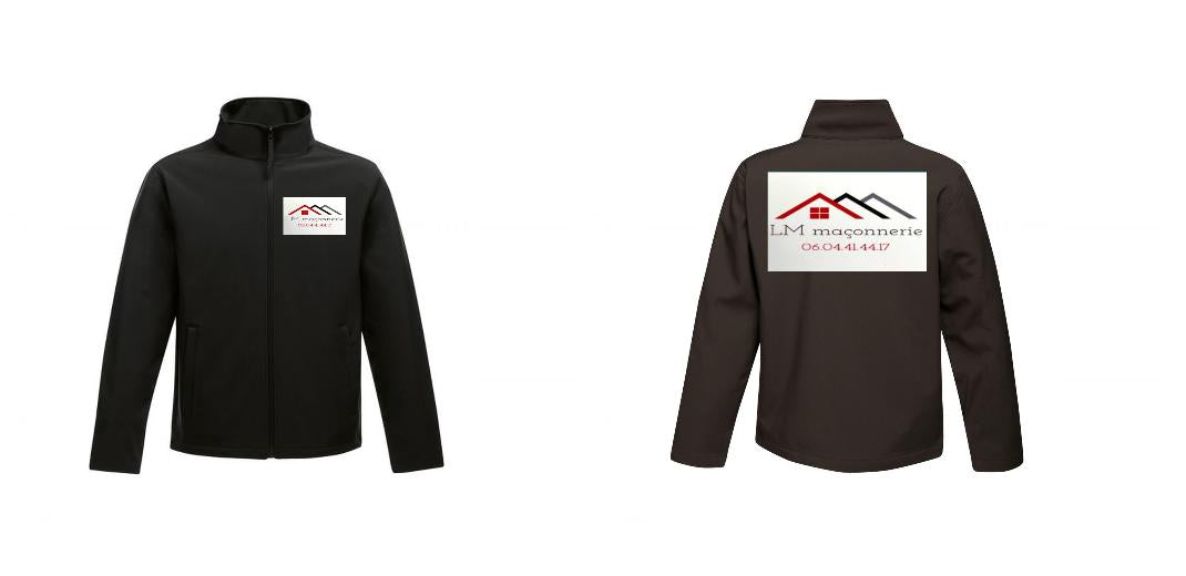 VESTE SOFTSHELL HOMME PERSONNALISABLE REF : RGA628