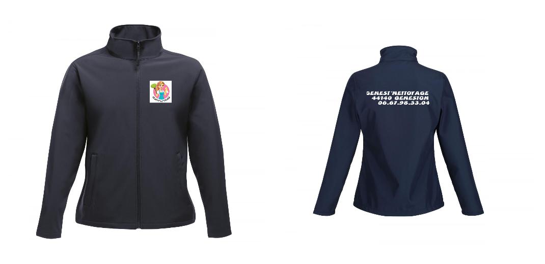 VESTE SOFTSHELL FEMME PERSONNALISABLE REF : RGA629
