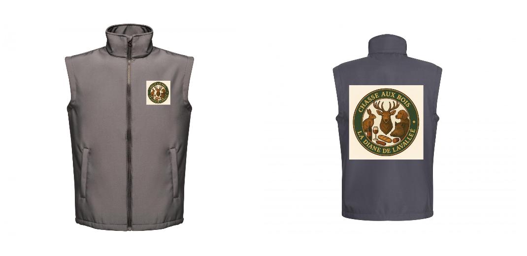 BODYWARMER SOFTSHELL PERSONNALISABLE REF: RGA844