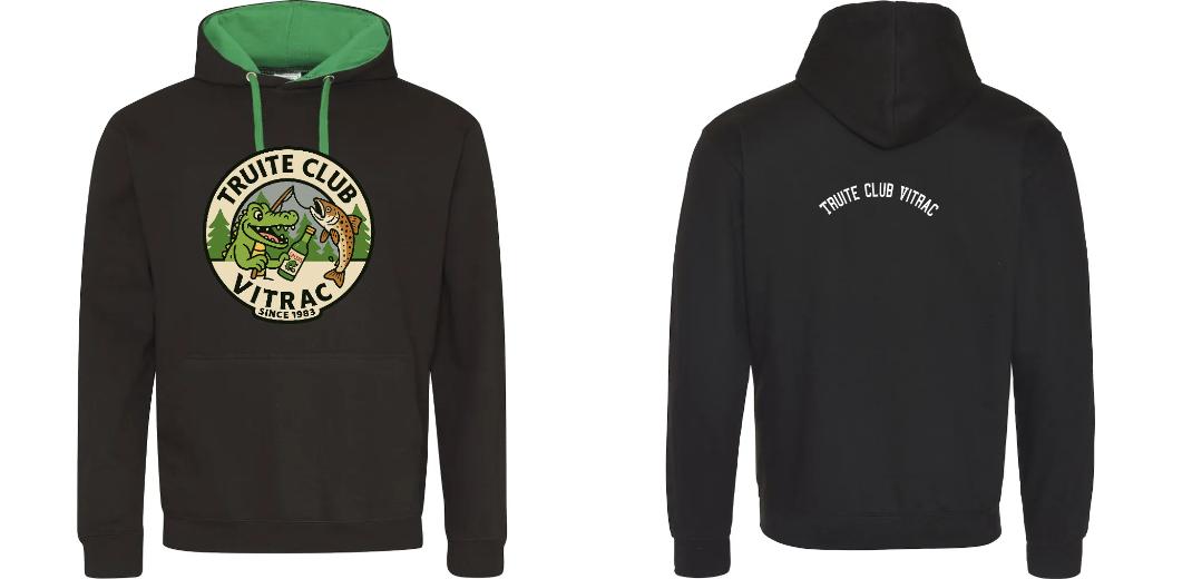 SWEAT A CAPUCHE CONTRASTÉ PERSONNALISABLE UNISEXE REF : JH003