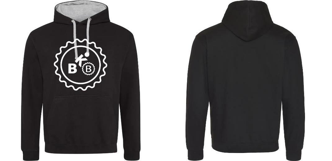 SWEAT A CAPUCHE CONTRASTÉ PERSONNALISABLE UNISEXE REF : JH003