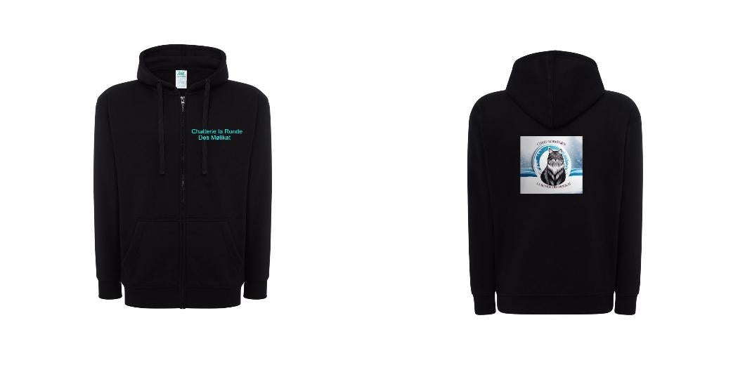 VESTE A CAPUCHE PERSONNALISABLE UNISEX REF: JK297