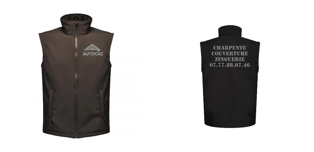 BODYWARMER SOFTSHELL PERSONNALISABLE REF: RGA844