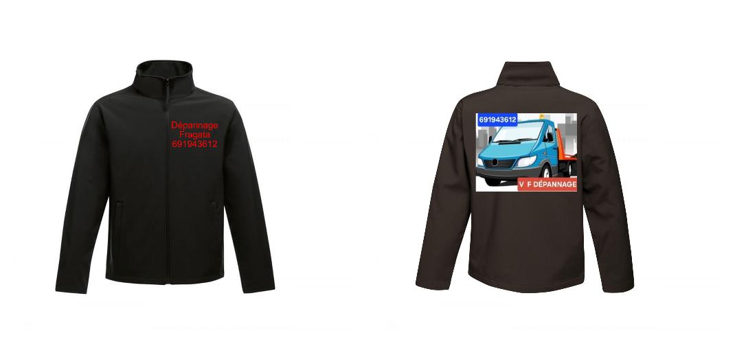 VESTE SOFTSHELL HOMME PERSONNALISABLE REF : RGA628