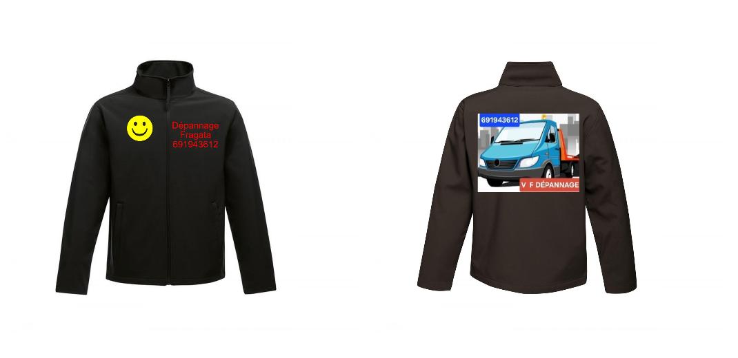 VESTE SOFTSHELL HOMME PERSONNALISABLE REF : RGA628