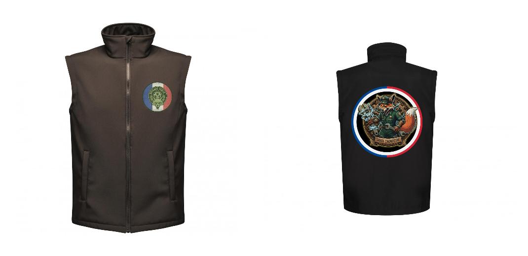BODYWARMER SOFTSHELL PERSONNALISABLE REF: RGA844