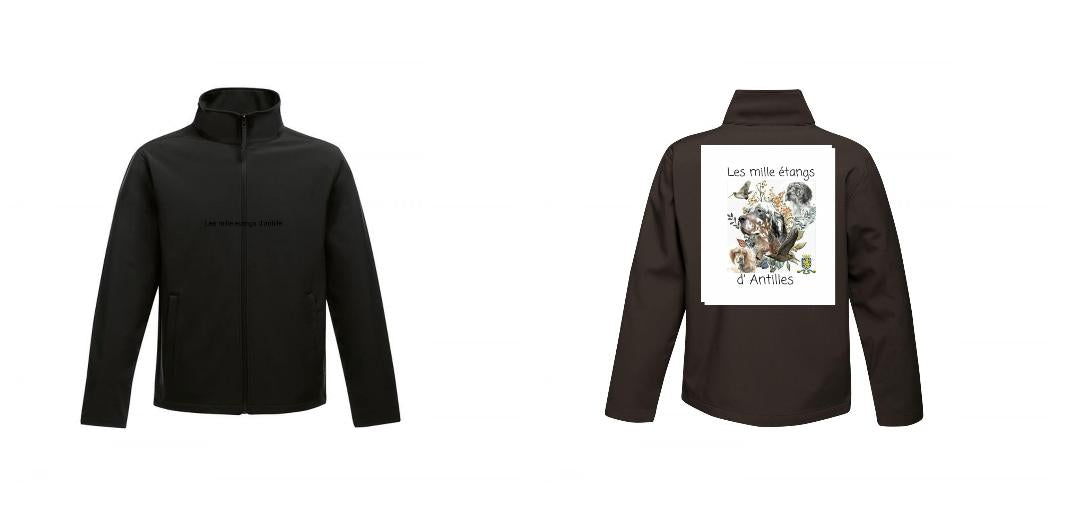 VESTE SOFTSHELL HOMME PERSONNALISABLE REF : RGA628