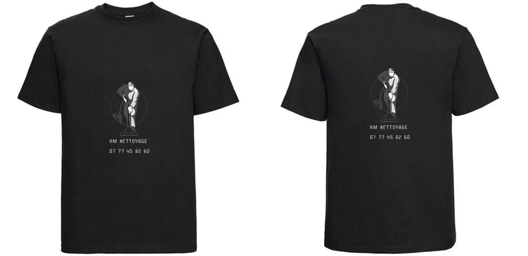 T-SHIRT PRESTIGE EPAIS UNISEXE 100% COTON PERSONNALISABLE REF : RU215