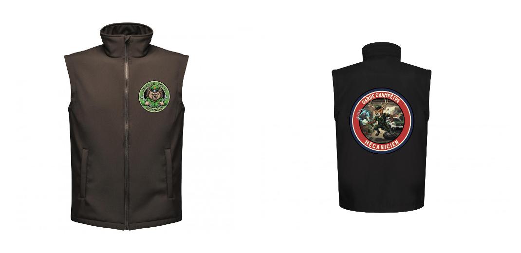 BODYWARMER SOFTSHELL PERSONNALISABLE REF: RGA844