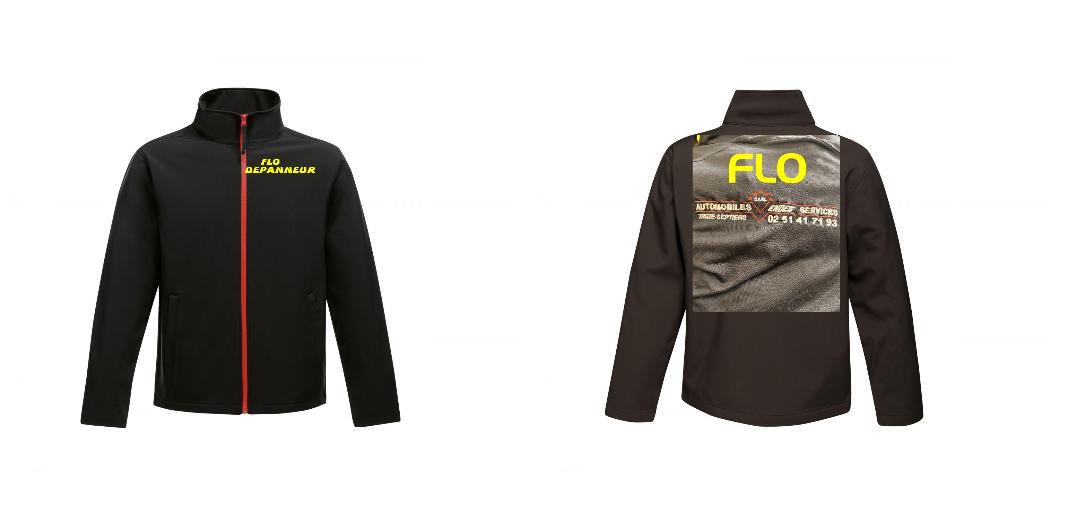 VESTE SOFTSHELL HOMME PERSONNALISABLE REF : RGA628