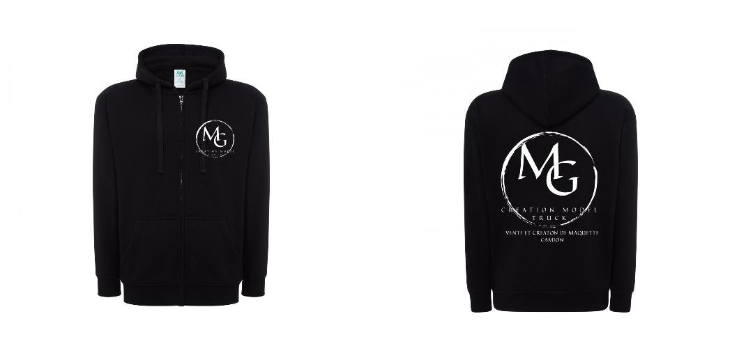 VESTE A CAPUCHE PERSONNALISABLE UNISEX REF: JK297