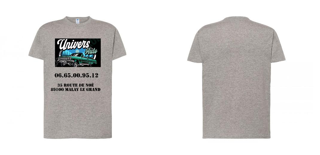 T-SHIRT PREMIUM UNISEXE 100% COTON PERSONNALISABLE REF : JK190