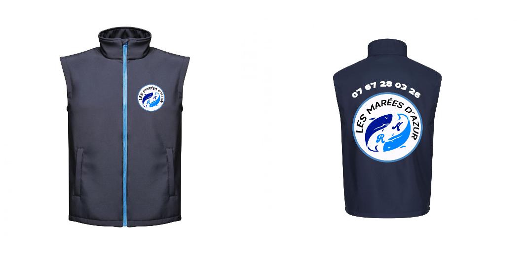 BODYWARMER SOFTSHELL PERSONNALISABLE REF: RGA844