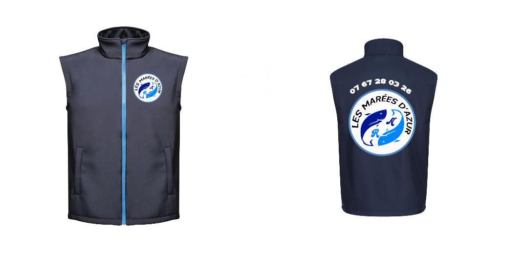 BODYWARMER SOFTSHELL PERSONNALISABLE REF: RGA844