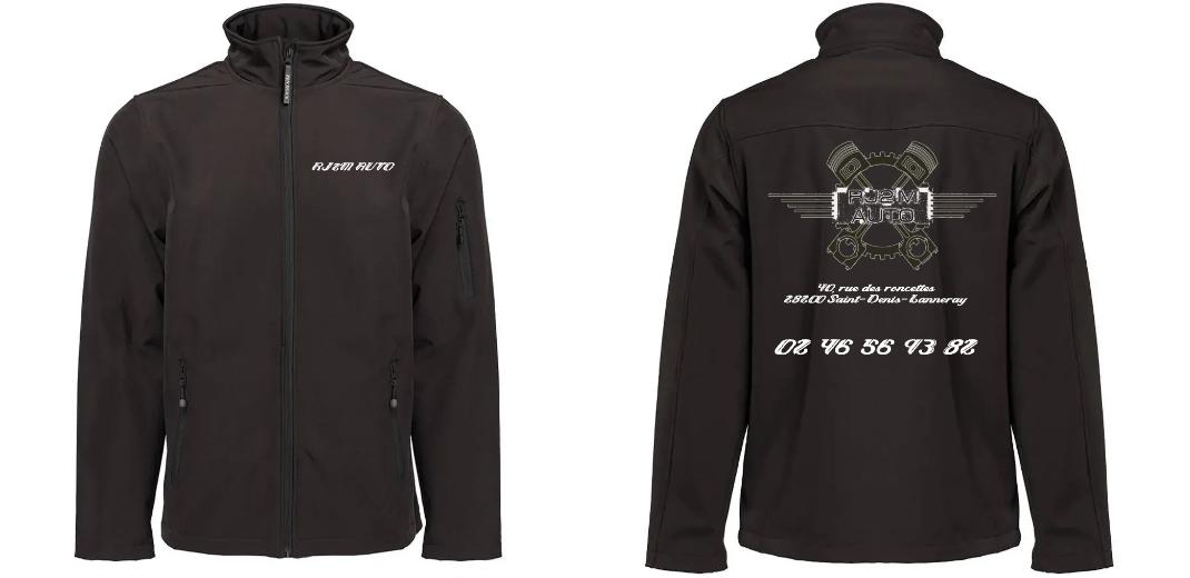 SOFTSHELL HOMME 3 COUCHES PERSONNALISABLE REF : PK768
