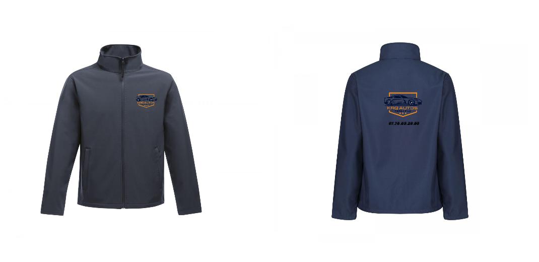 VESTE SOFTSHELL HOMME PERSONNALISABLE REF : RGA628