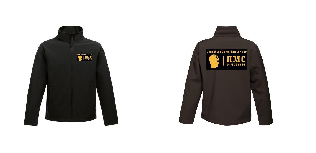 VESTE SOFTSHELL HOMME PERSONNALISABLE REF : RGA628