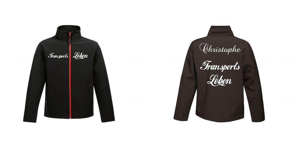 VESTE SOFTSHELL HOMME PERSONNALISABLE REF : RGA628