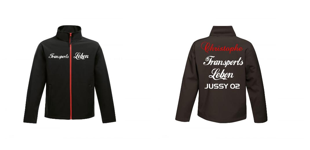 VESTE SOFTSHELL HOMME PERSONNALISABLE REF : RGA628