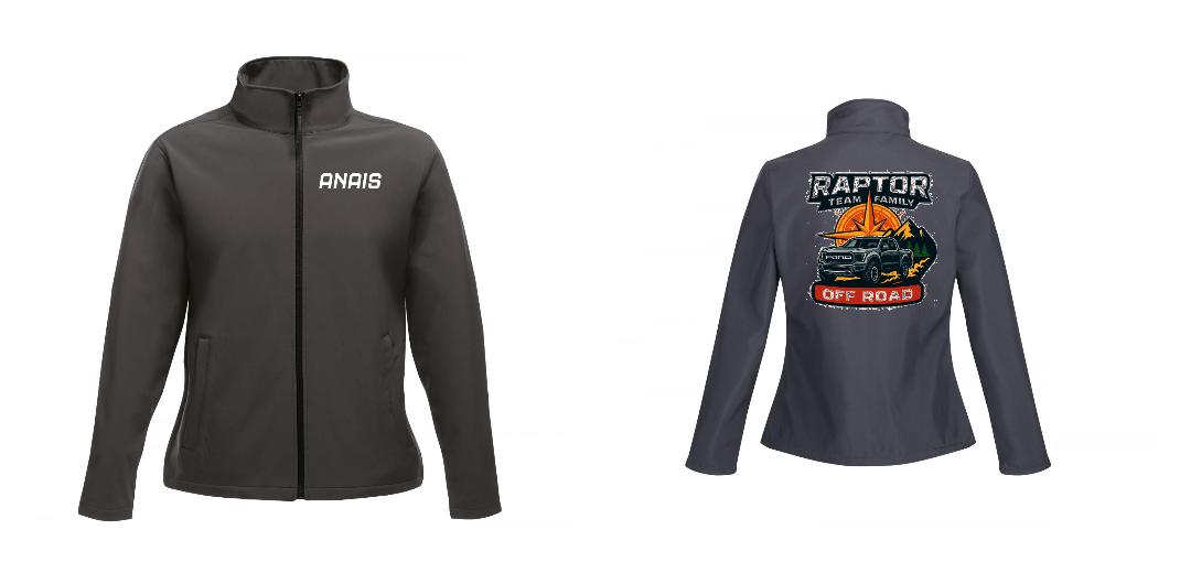 VESTE SOFTSHELL FEMME PERSONNALISABLE REF : RGA629