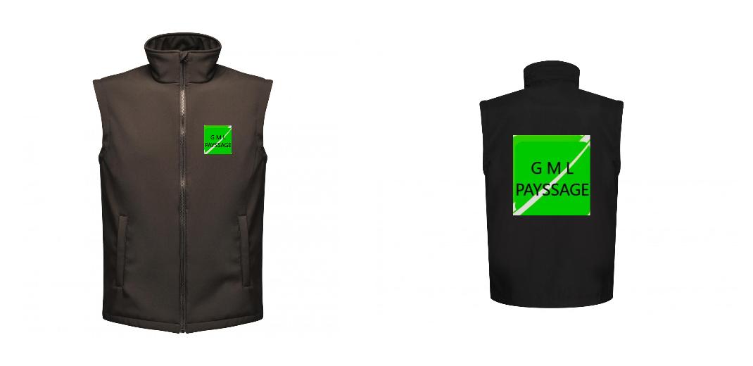 BODYWARMER SOFTSHELL PERSONNALISABLE REF: RGA844