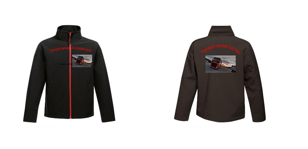 VESTE SOFTSHELL HOMME PERSONNALISABLE REF : RGA628