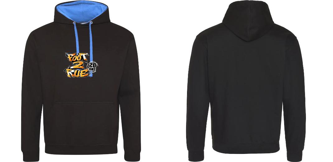 SWEAT A CAPUCHE CONTRASTÉ PERSONNALISABLE UNISEXE REF : JH003