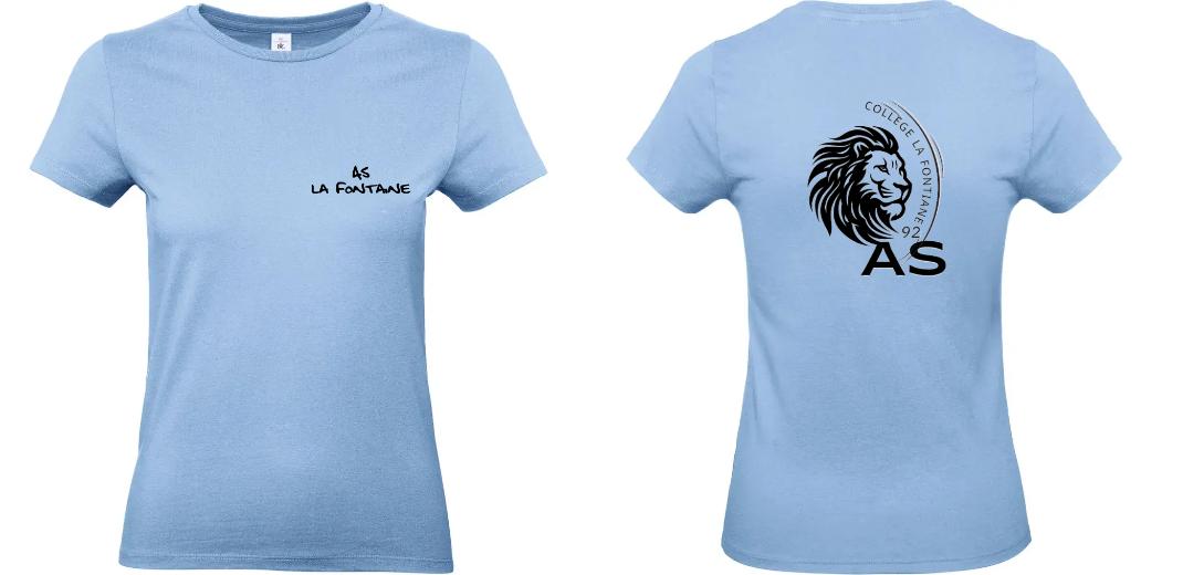 T-SHIRT ROND FEMME PERSONNALISABLE REF : BC04T