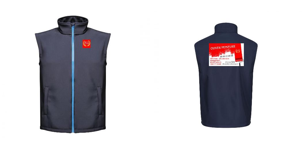BODYWARMER SOFTSHELL PERSONNALISABLE REF: RGA844