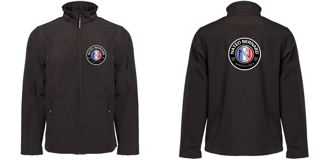 SOFTSHELL HOMME 3 COUCHES PERSONNALISABLE REF : PK768