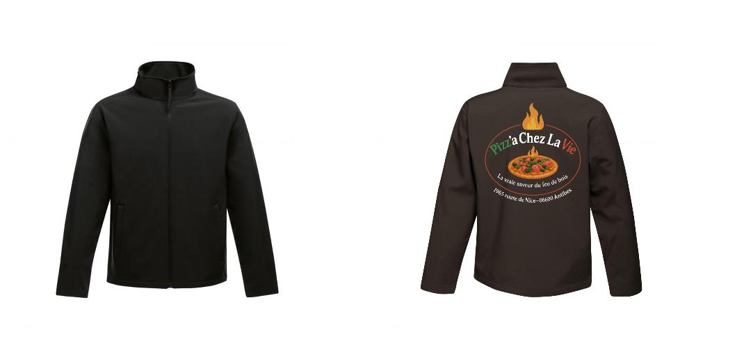 VESTE SOFTSHELL HOMME PERSONNALISABLE REF : RGA628
