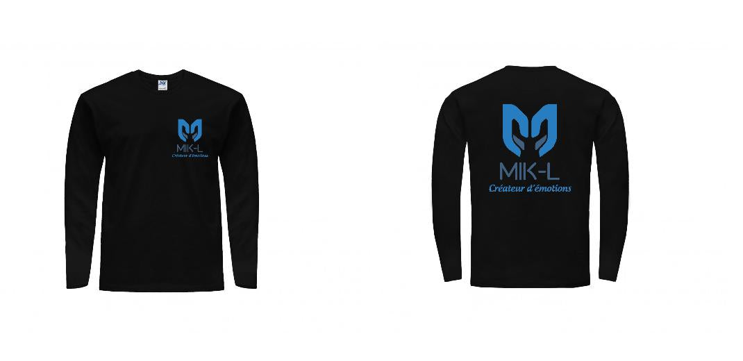 T-SHIRT MANCHES LONGUES PERSONNALISABLE REF : JK175