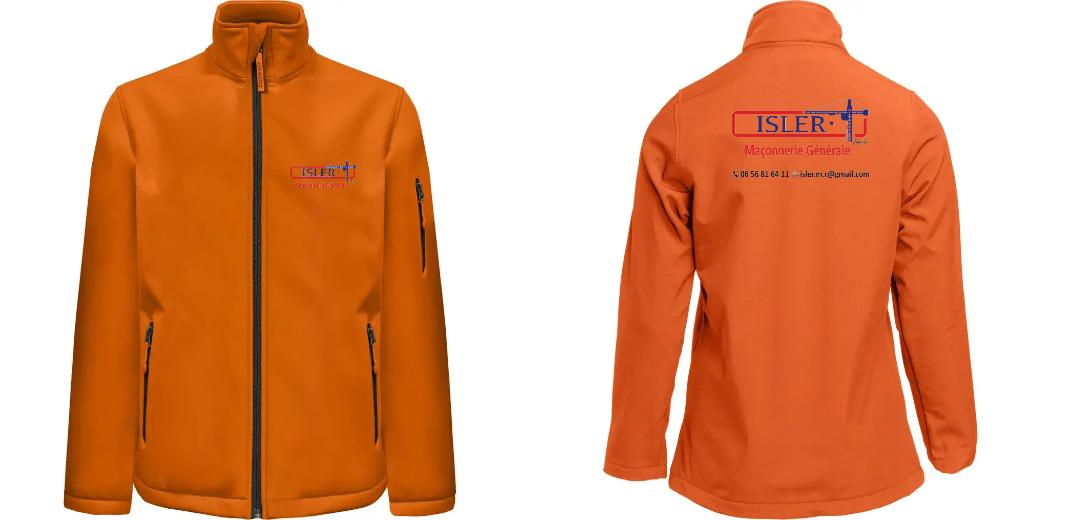 SOFTSHELL HOMME 3 COUCHES PERSONNALISABLE REF : PK768