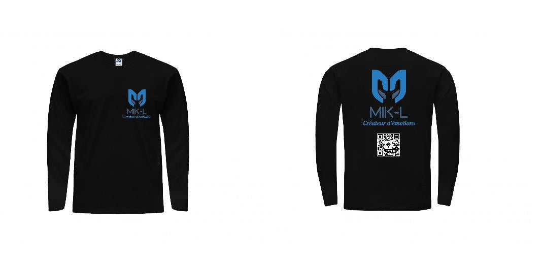 T-SHIRT MANCHES LONGUES PERSONNALISABLE REF : JK175