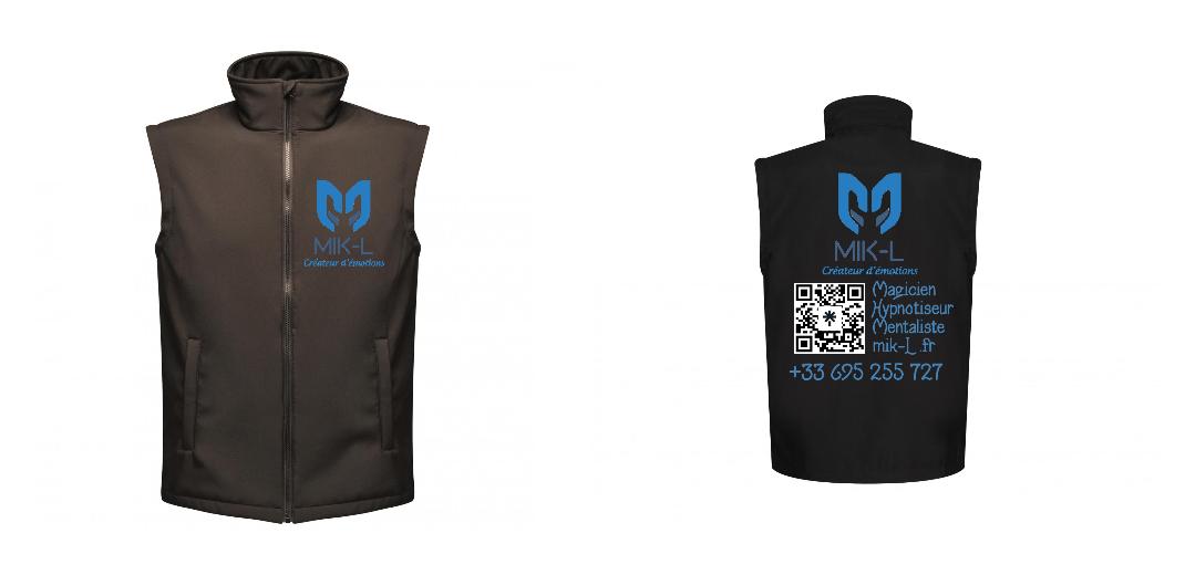 BODYWARMER SOFTSHELL PERSONNALISABLE REF: RGA844