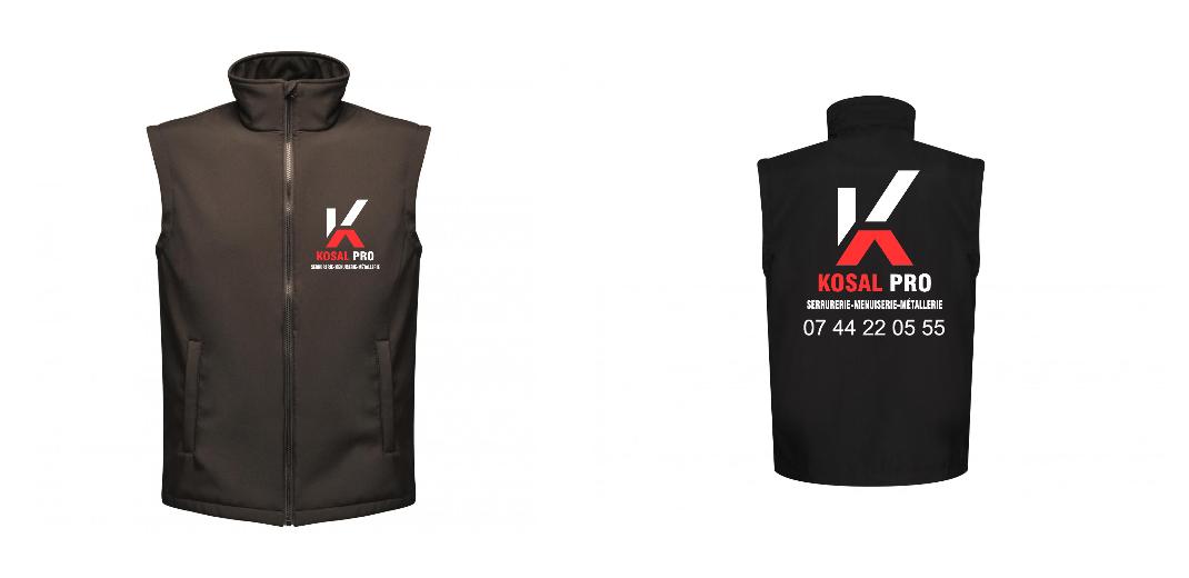 BODYWARMER SOFTSHELL PERSONNALISABLE REF: RGA844