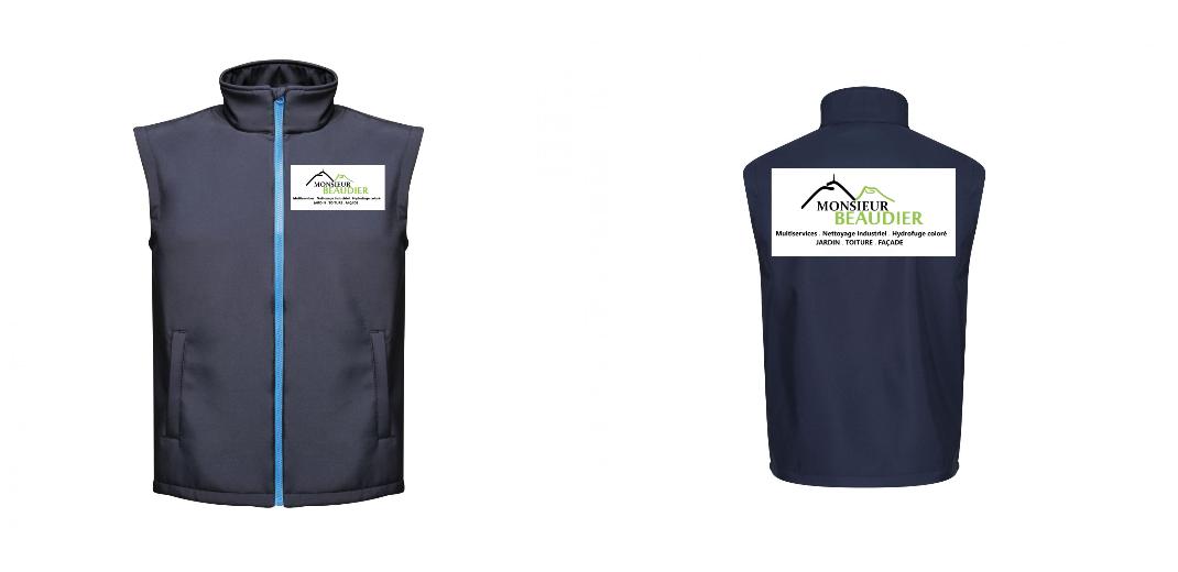 BODYWARMER SOFTSHELL PERSONNALISABLE REF: RGA844