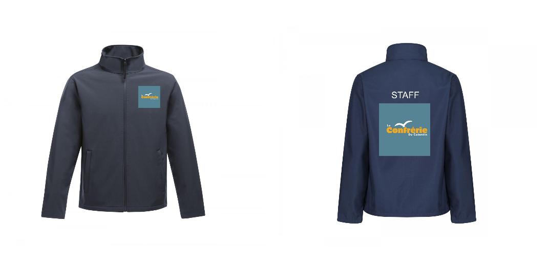 VESTE SOFTSHELL HOMME PERSONNALISABLE REF : RGA628