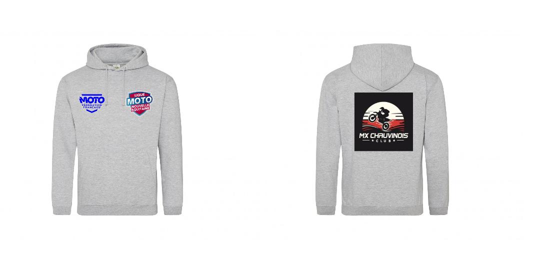 SWEAT A CAPUCHE PERSONNALISABLE REF : JH001