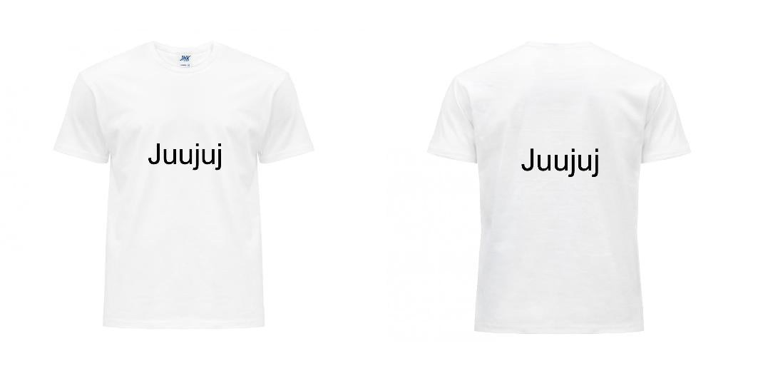 T-SHIRT PREMIUM UNISEXE 100% COTON PERSONNALISABLE REF : JK190