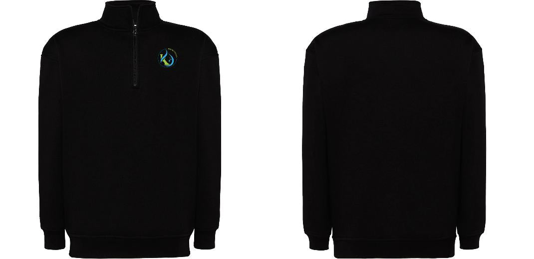 SWEAT COL ZIPPÉ PERSONNALISABLE UNISEXE REF: JK298
