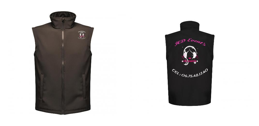 BODYWARMER SOFTSHELL PERSONNALISABLE REF: RGA844