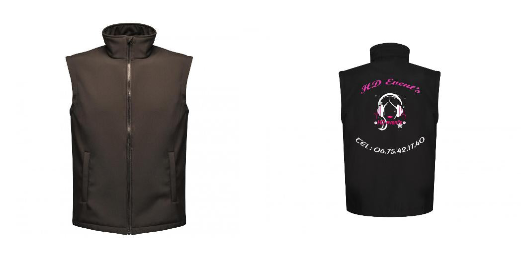 BODYWARMER SOFTSHELL PERSONNALISABLE REF: RGA844